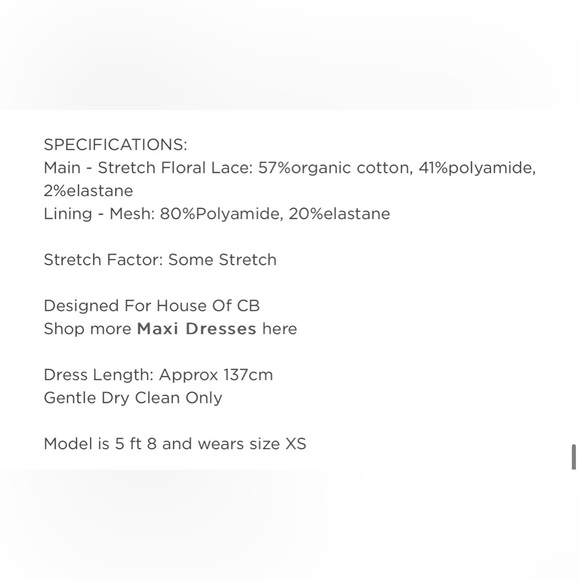 House of CB Belle Dress - XS - Black - Picture 10 of 10